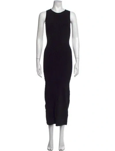 Pre-owned Sir Crew Neck Long Dress W/ Tags In Black