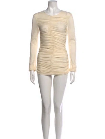 Pre-owned Sir Crew Neck Mini Dress In Neutral