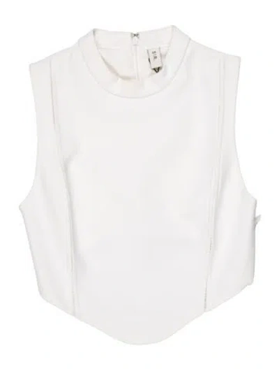 Pre-owned Sir Crew Neck Short Sleeve Top In White