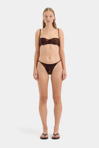 Sir Dawn Brief In Sandflower Floral Terry