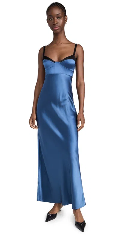 Sir Depeche Balconette Gown Dark Blue