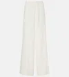 Sir Dorian Linen-blend Wide-leg Pants In White
