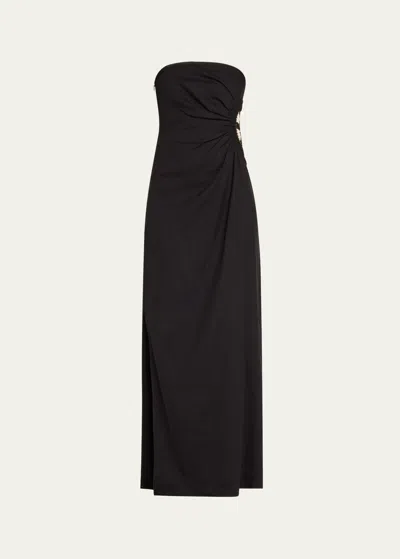 SIR DORIAN STRAPLESS MIDI DRESS