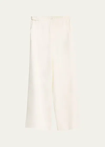 Sir Dorian Wide-leg Pants In Ivory