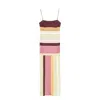 Sir Womens Elisa Stripe Fontana Striped Silk Midi Dress Xs In Multi