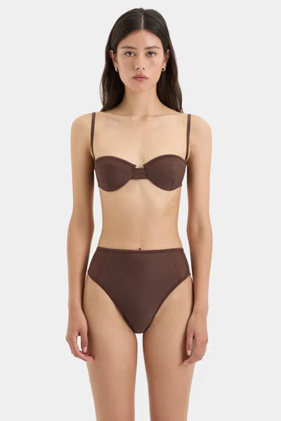 Sir Dunes Splice Balconette In Chocolate