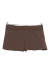 Sir Dylan Mini Shorts In Brown
