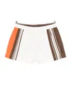 Sir Elasticated Waistband Mini Shorts In Multi