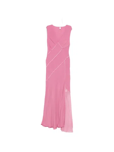 Sir . Elin Crepe De Chine Maxi Dress In Pink