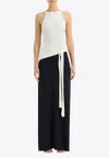 Sir Emery Tie-waist Maxi Dress In Black