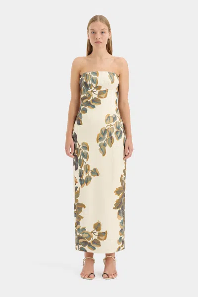 Sir Evalita Column Dress In Pine Valley