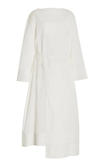 Sir Exclusive Ischia Layered Silk Maxi Dress In Ivory