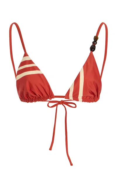 Sir Exclusive Riviera Bikini Top In Orange