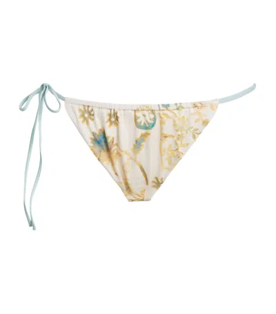 Sir . Floral Cecile Bikini Bottoms In Blue