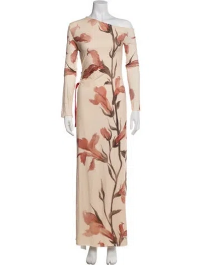 Pre-owned Sir Floral Print Long Dress In Multicolor