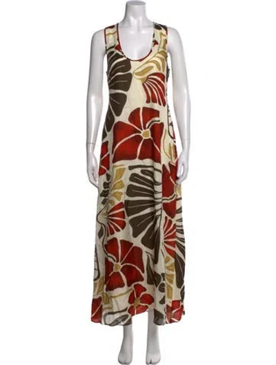 Pre-owned Sir Floral Print Long Dress W/ Tags In Multicolor