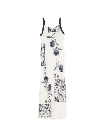 Sir Floral-print Cowl-neck Maxi Dress In Neutral