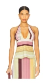 Sir Fontana Halter Cami In Multi