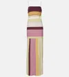 Sir Womens Elisa Stripe Fontana Striped Silk Midi Dress Xs In Multi