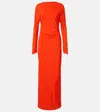 Sir Fresca Silk Crêpe De Chine Maxi Dress