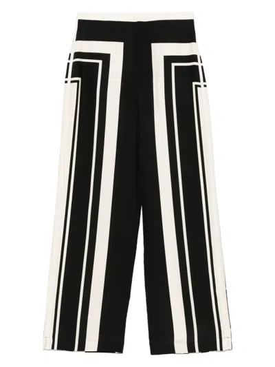 Sir Geometric-print Trousers