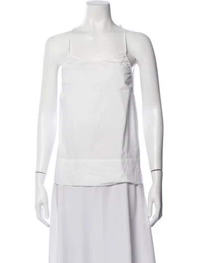 Pre-owned Sir Halterneck Sleeveless Top In White