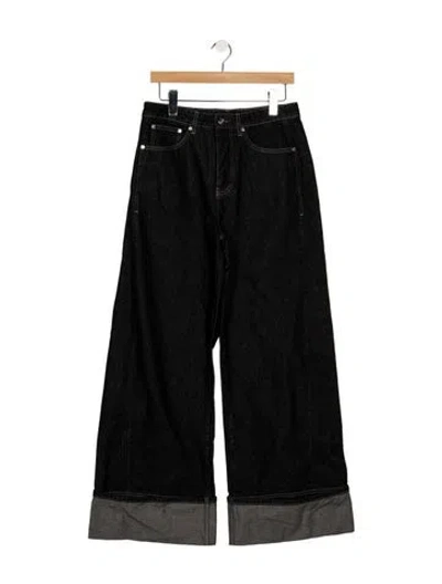 Pre-owned Sir High-rise Wide Leg Jeans W/ Tags In Black
