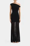 Sir Indigo Twist Dress In Black