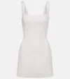Sir Iris Tie Mini Dress In White