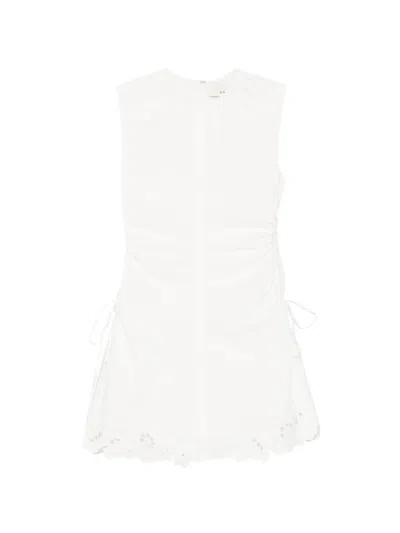 Sir Klara Broderie-anglaise Mini Dress In White