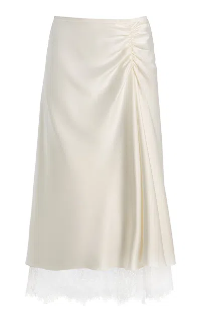Sir . Klara Cotton Midi Skirt In Multi