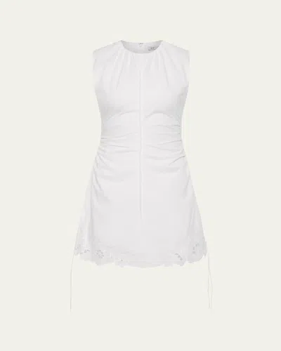 Sir Klara Ruched Mini Dress In White