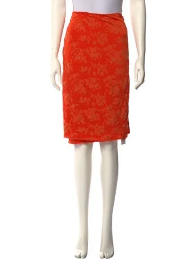 Pre-owned Sir Knee-length Skirt W/ Tags In Orange