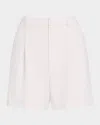 Sir Clemence Tailored Shorts In Light Ecru