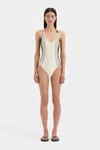 Sir Leilana One-piece Swimsuit In Garden Stripe