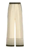 Sir Leilana Silk Pants In Ivory