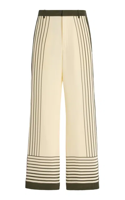 Sir Leilana Silk Pants In Ivory