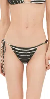 Sir Leilana String Bikini Bottoms Garden Stripe In Garden Stripe