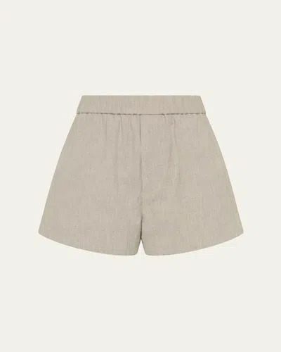 Sir Leone Gathered Shorts In Brown
