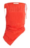 Sir Ligera Open-back Top In Orange