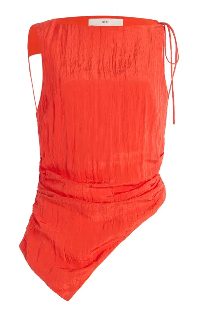 Sir Ligera Open-back Top In Orange
