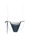 Sir Lilou String Briefs Liora Charcoal Blue In Blue