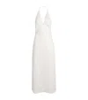 Sir Linen Alessandra Midi Dress In White