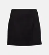 Sir Linen-blend Miniskirt In Black