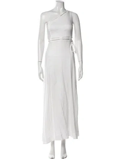 Pre-owned Sir Linen Long Dress In Neutral