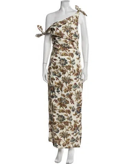 Pre-owned Sir Linen Long Dress W/ Tags In Multicolor