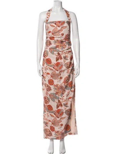 Pre-owned Sir Linen Long Dress W/ Tags In Neutral