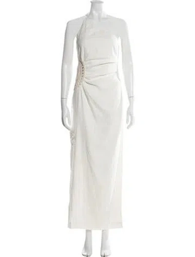 Pre-owned Sir Linen Long Dress W/ Tags In Neutral