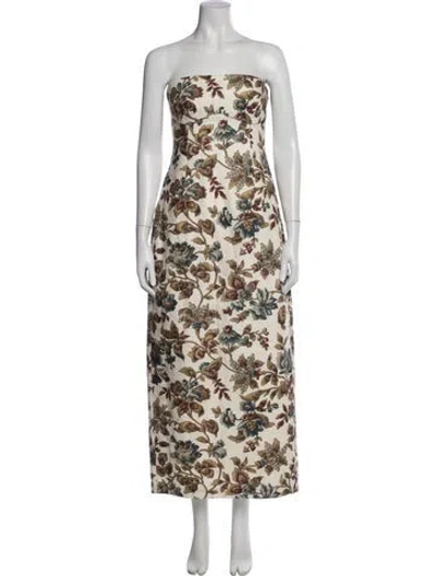 Pre-owned Sir Linen Long Dress W/ Tags In Neutral