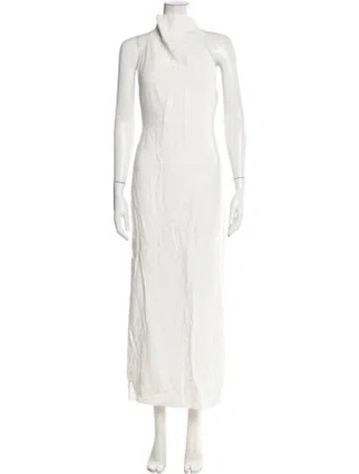 Pre-owned Sir Linen Long Dress W/ Tags In Neutral
